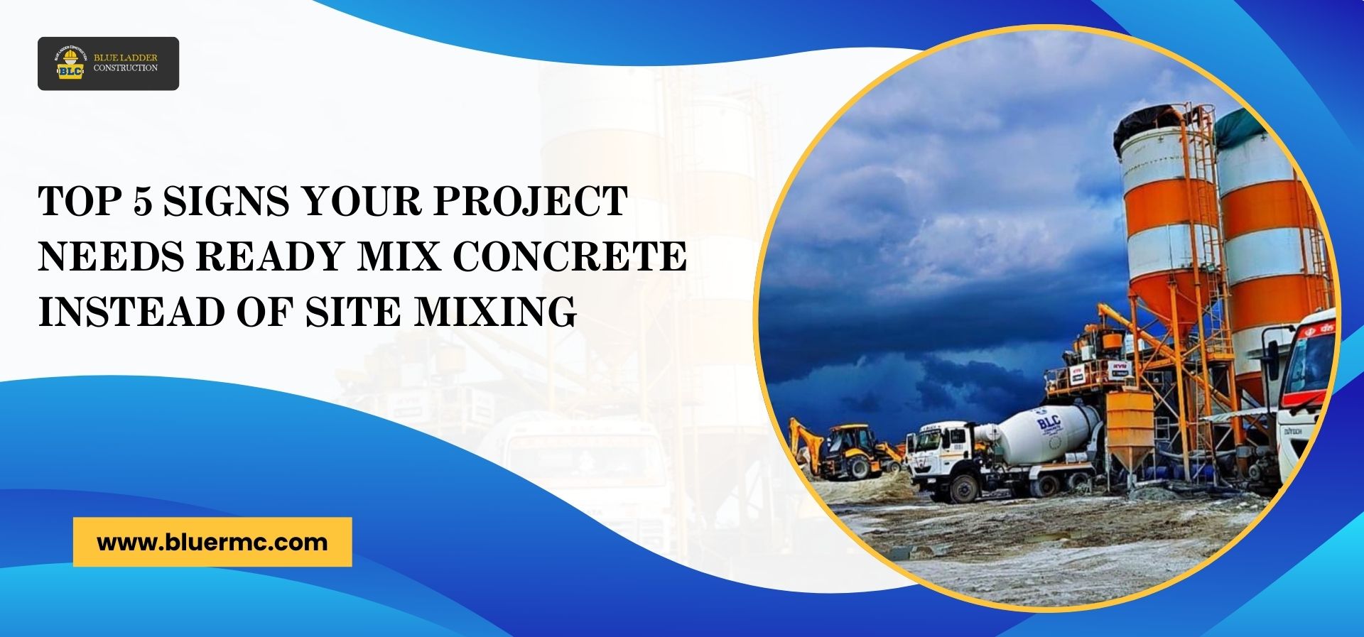 Top 5 Signs Your Project Needs Ready Mix Concrete Instead of Site Mixing